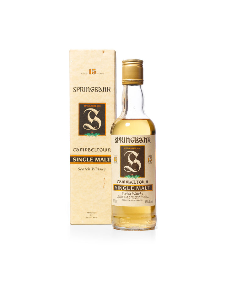 Springbank 15 Year Single Malt 375ml With Original Box