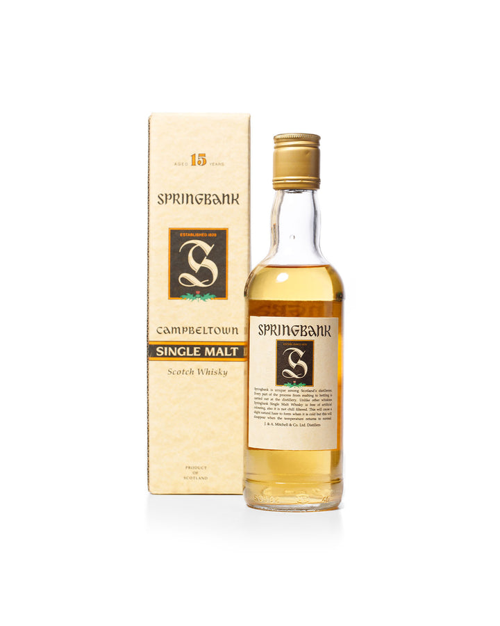 Springbank 15 Year Single Malt 375ml With Original Box
