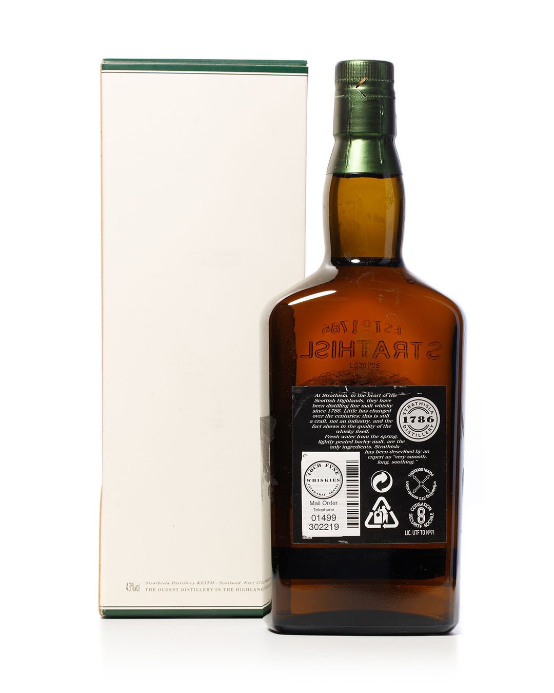 Strathisla 12 Year Old With Original Box