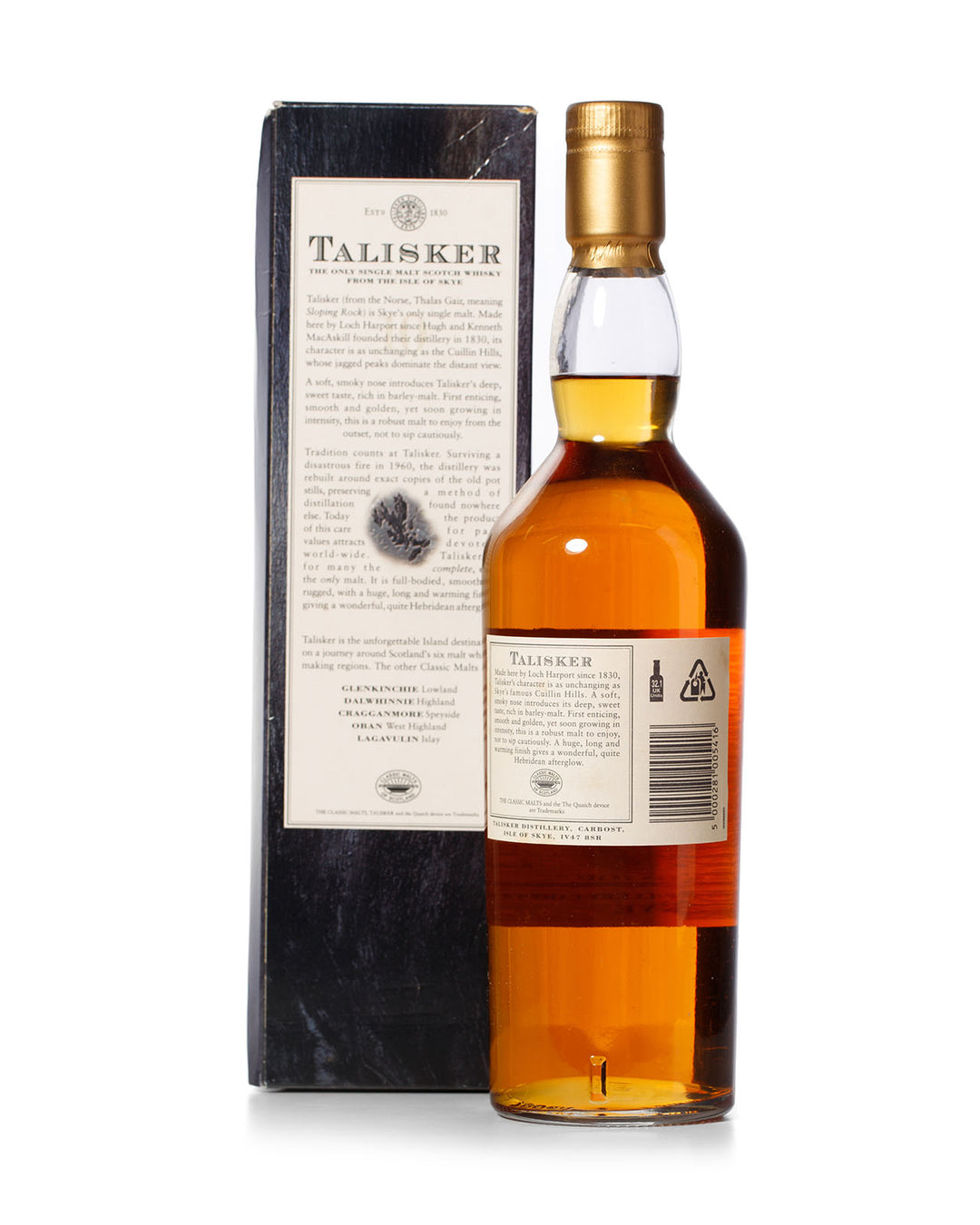 Talisker Skye 45.8% ABV With Original Box