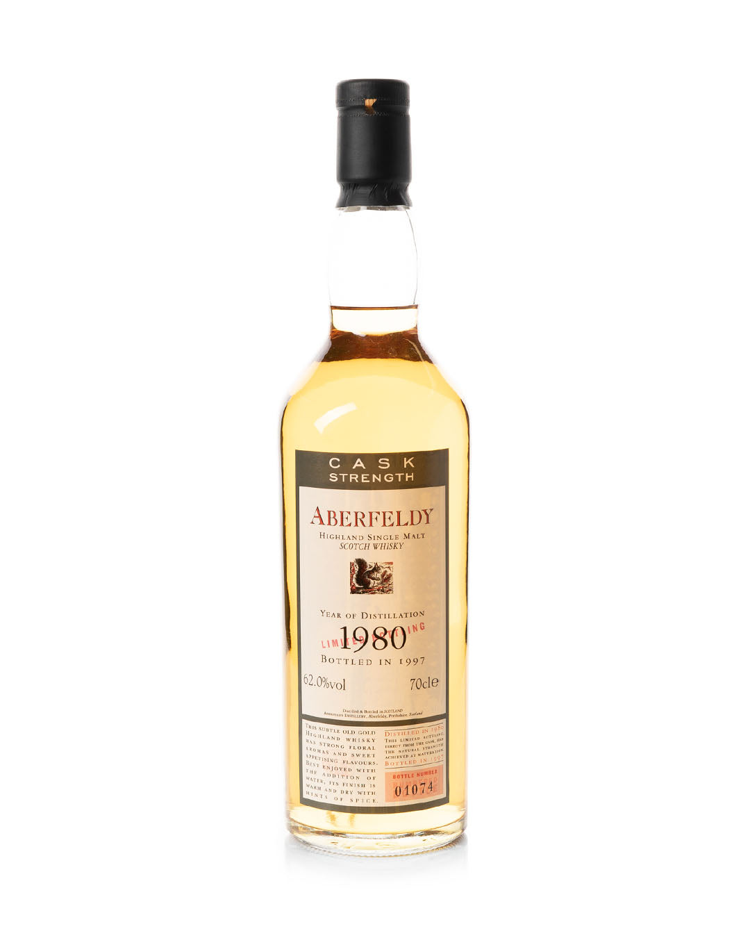 Aberfeldy 1980 动植物瓶装 1997