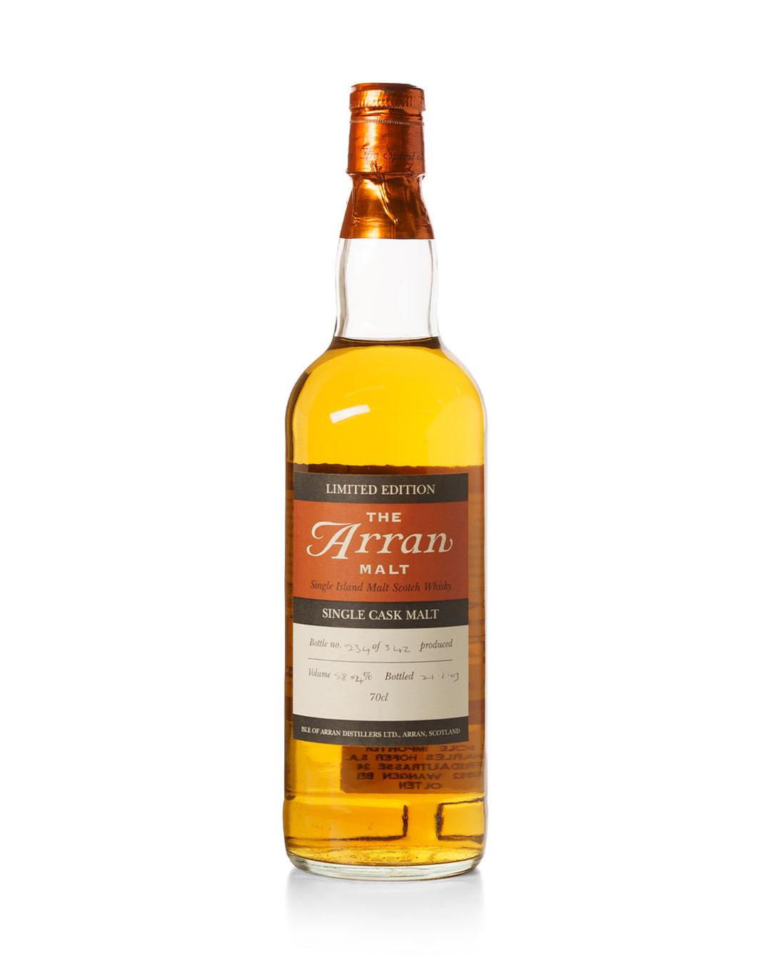 The Arran Malt 1997 6 Year Old Single Cask Bottled 2003 With Original Box