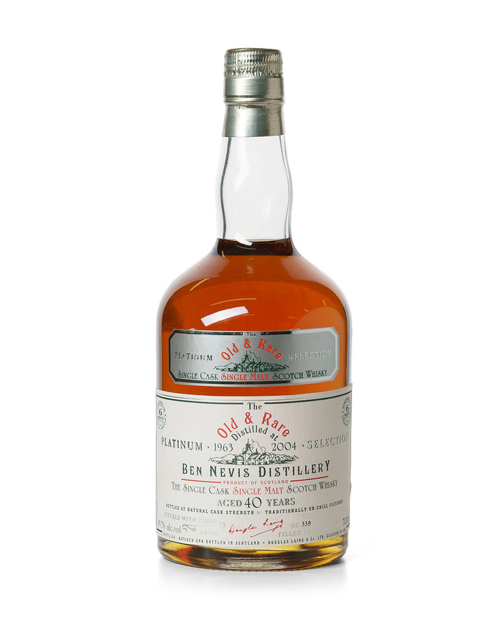 本尼维斯山 1963 年 40 岁和稀有铂金精选