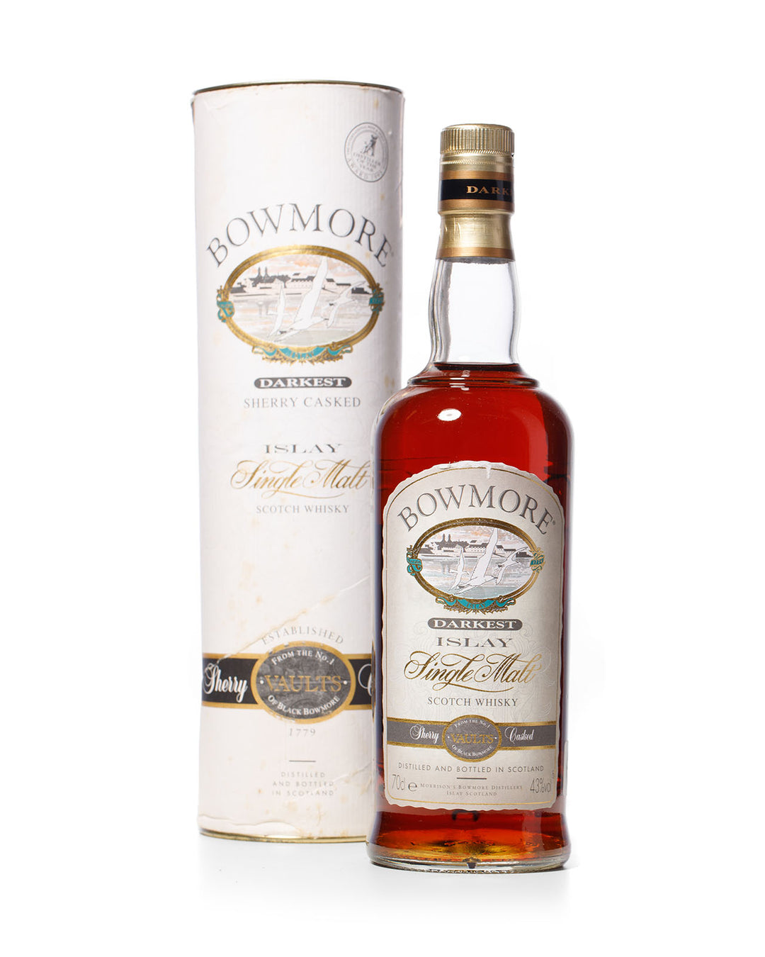 Bowmore Darkest Sherry Casked With Original Tube