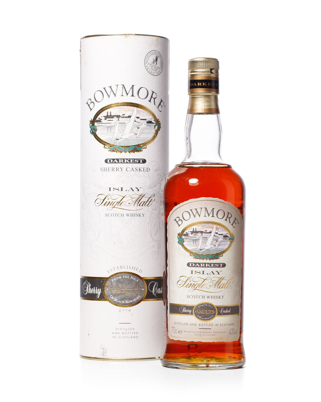 Bowmore Darkest Sherry Casked With Original Tube