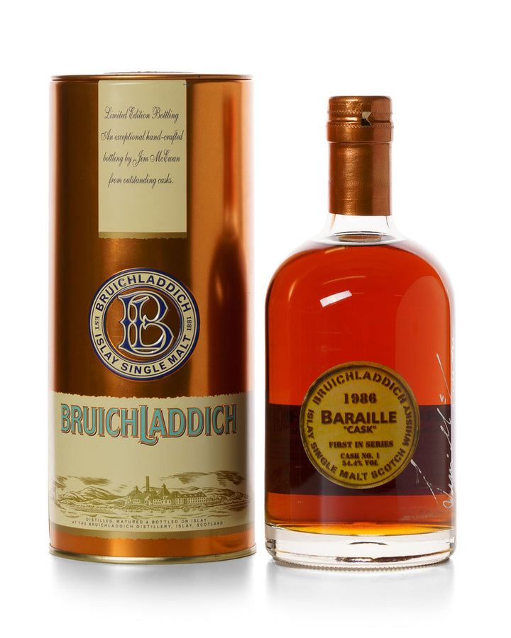 Bruichladdich 1986 Baraille Cask 500ml With Original Tin