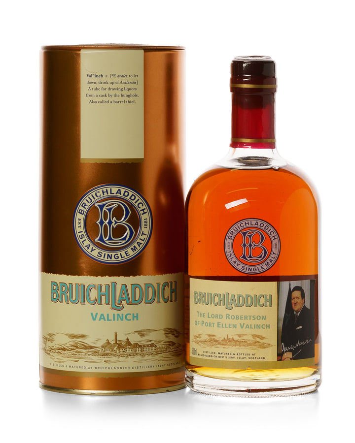 Bruichladdich Valinch 1989 "The Lord Robertson of Port Ellen" 500ml With Original Tin