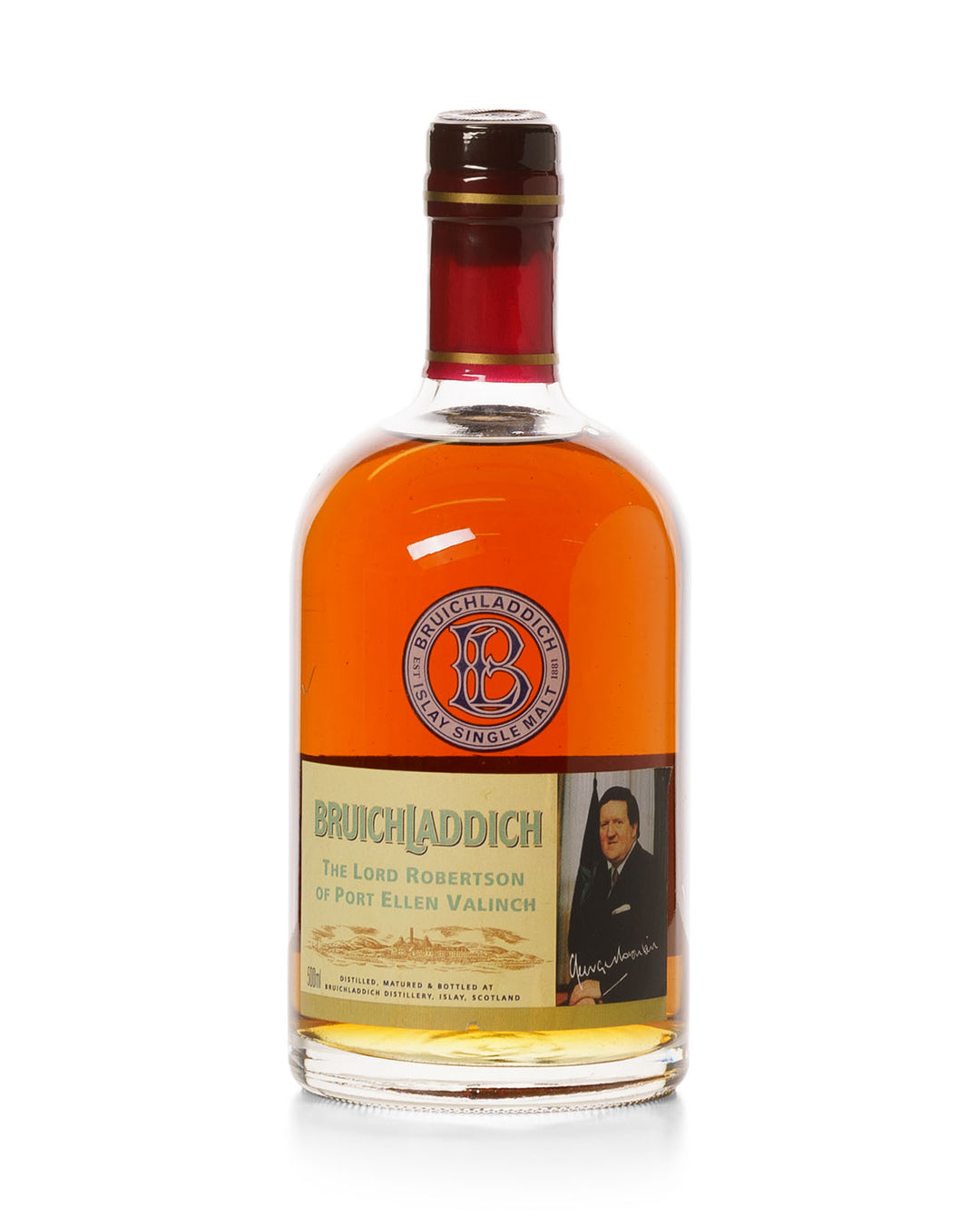 Bruichladdich Valinch 1989 "The Lord Robertson of Port Ellen" 500ml With Original Tin