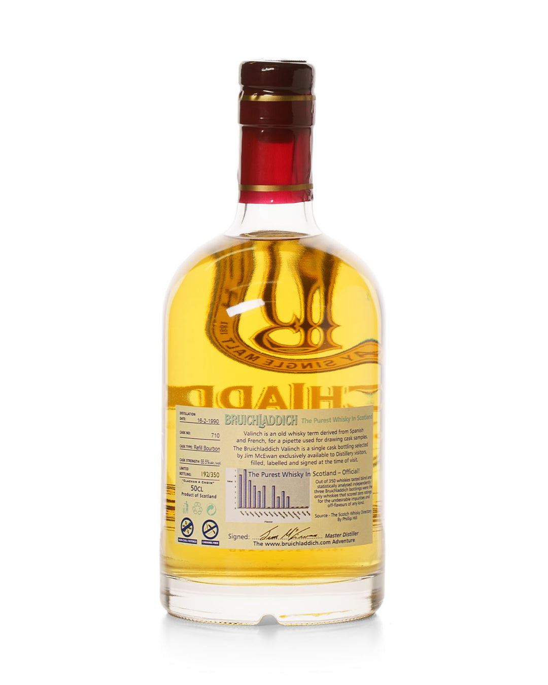 Bruichladdich Valinch 1990 50cl With Original Tin