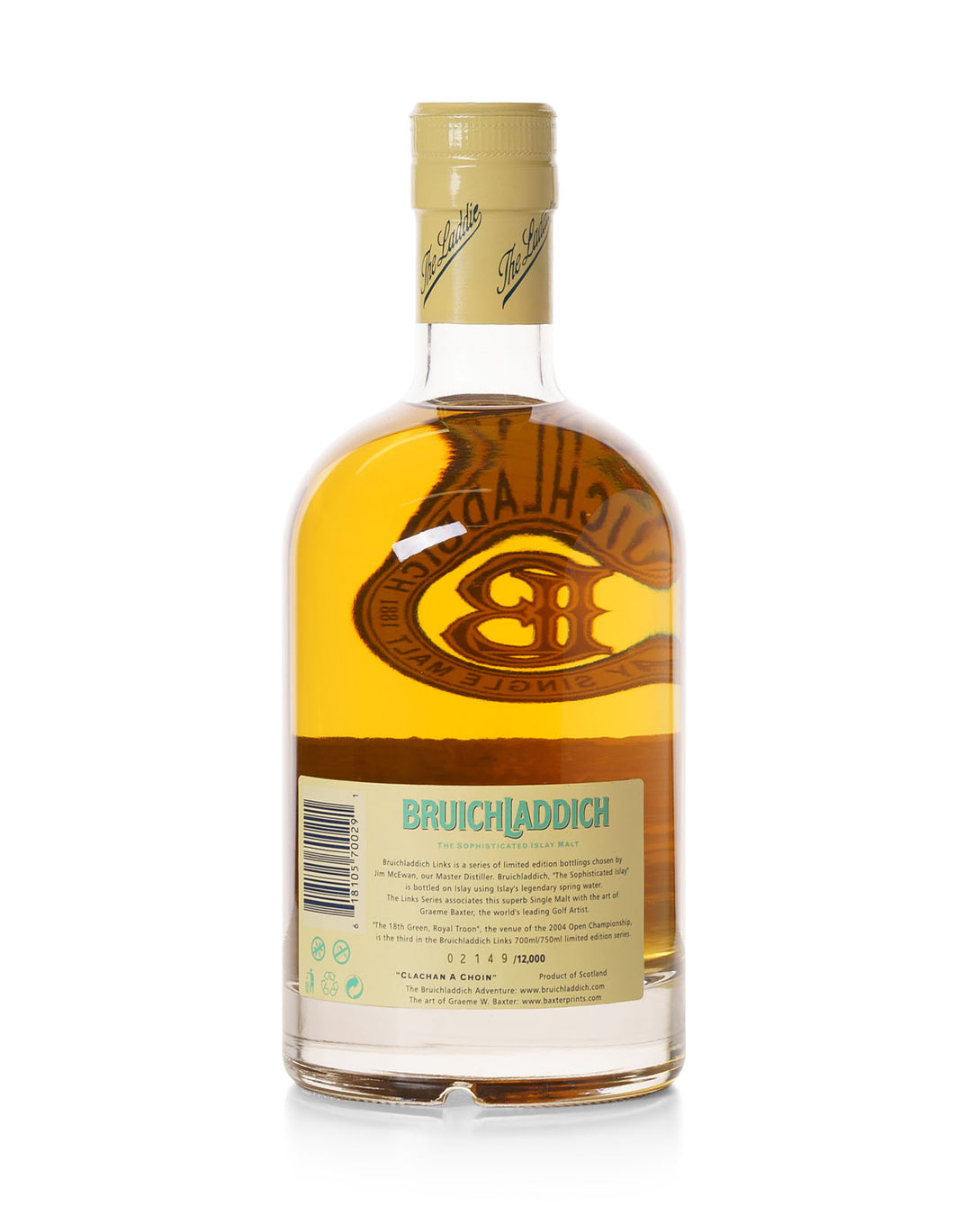 Bruichladdich Links 14 Year Old "The 18th Green, Royal" With Original Tin