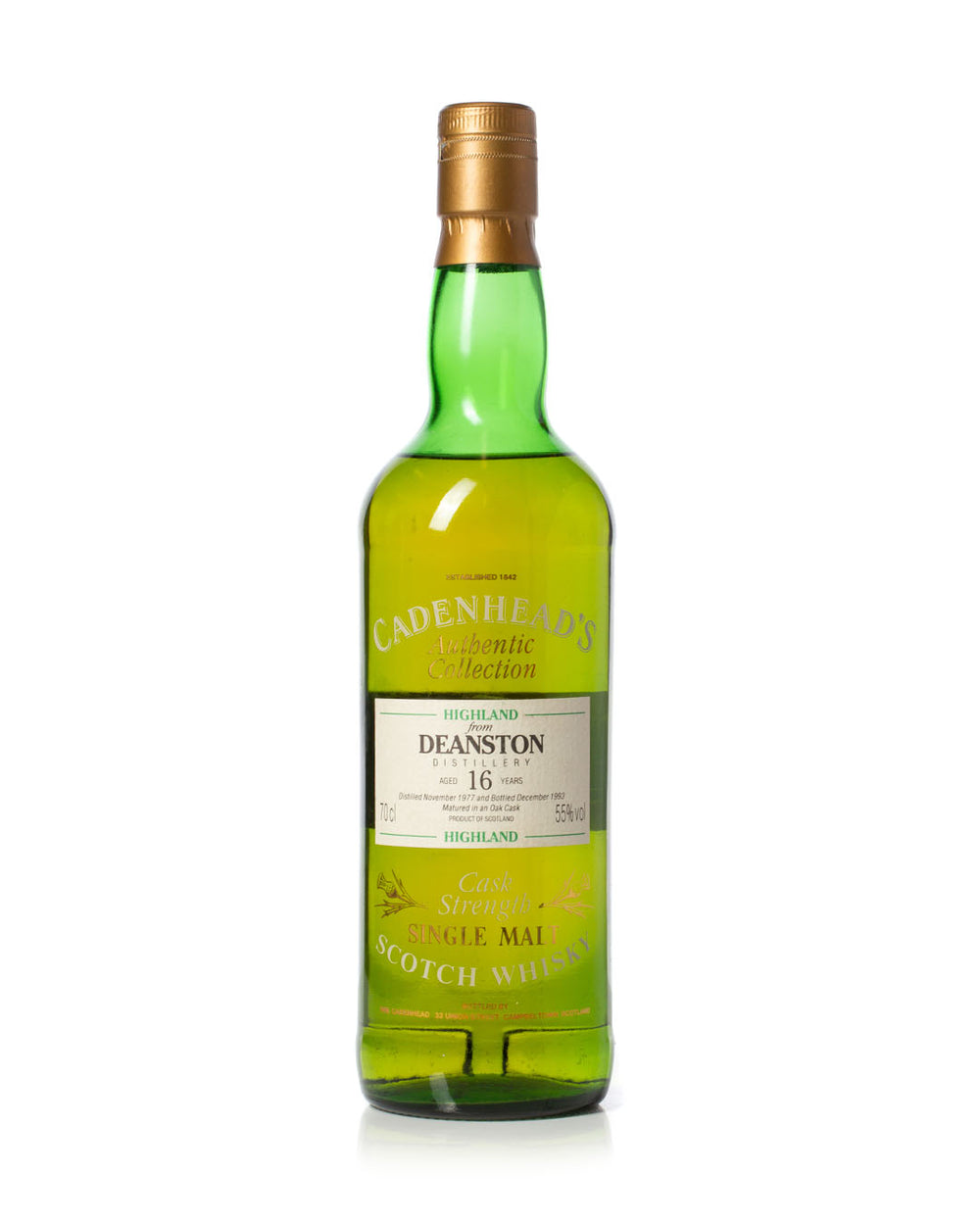 Buy Deanston 1977 16 Year Old Cadenhead's Authentic Collection whisky online