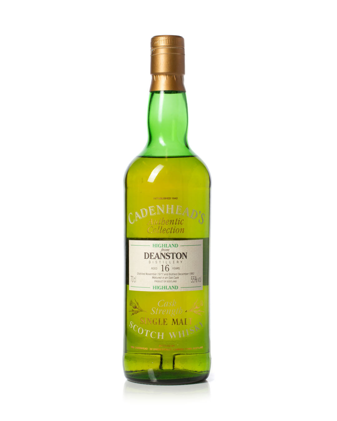 Buy Deanston 1977 16 Year Old Cadenhead's Authentic Collection whisky online