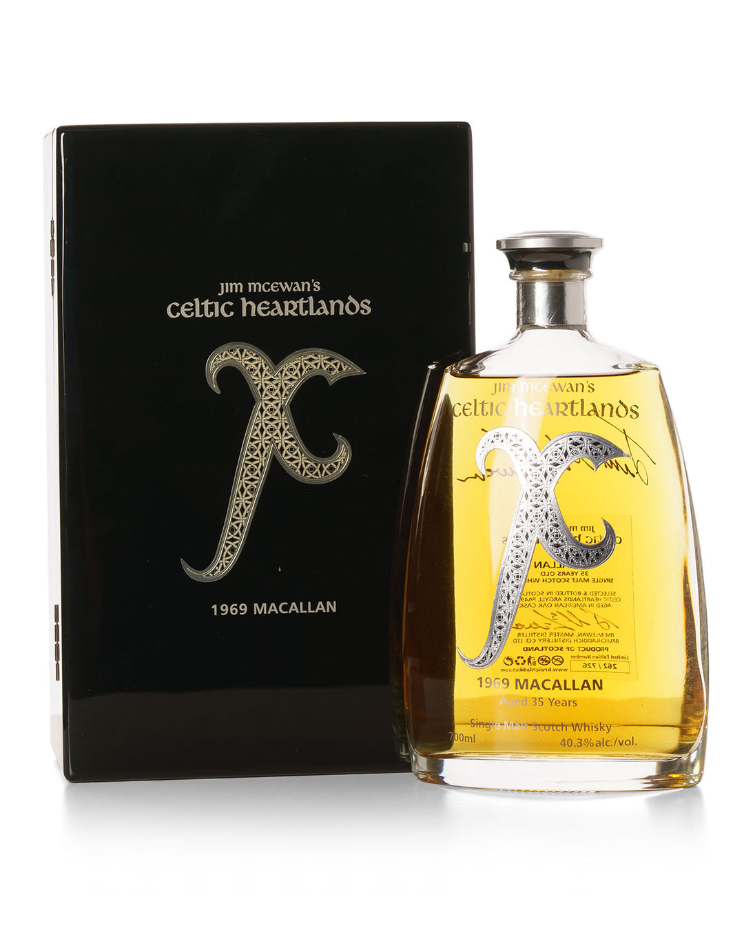 Macallan 1969 35 Year Old Jim McEwan's Celtic Heartlands Murray McDavid Bottled 2004 With Original Box