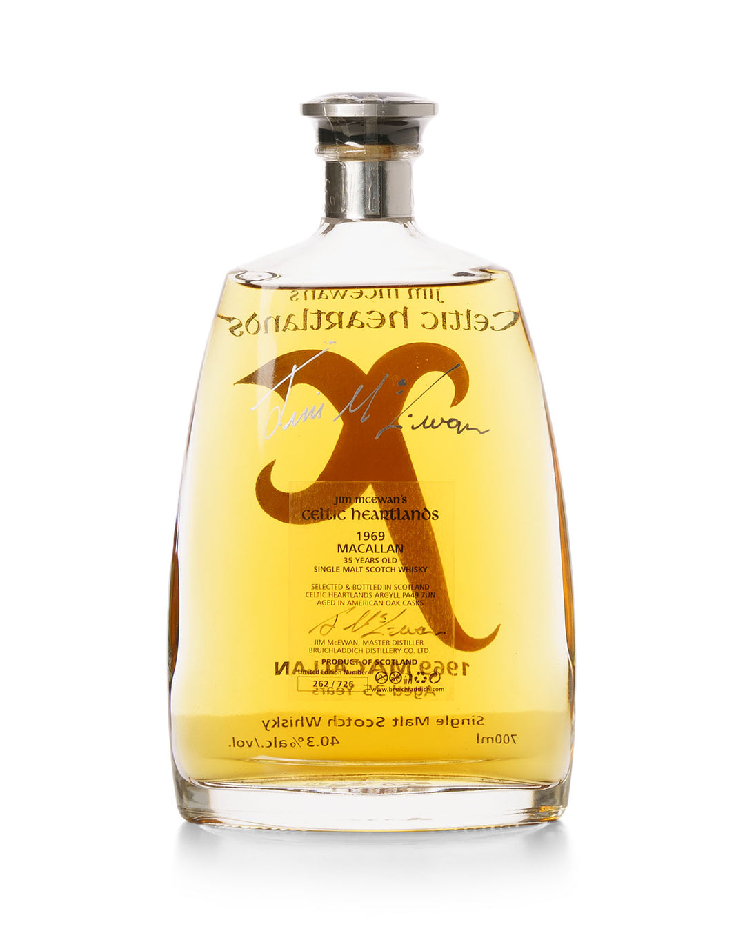 Macallan 1969 35 Year Old Jim McEwan's Celtic Heartlands Murray McDavid Bottled 2004 With Original Box