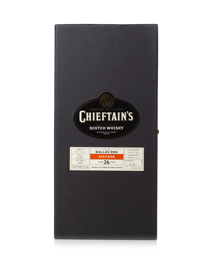 Dallas Dhu 1979 26 Year Old Chieftain's Rum Finish