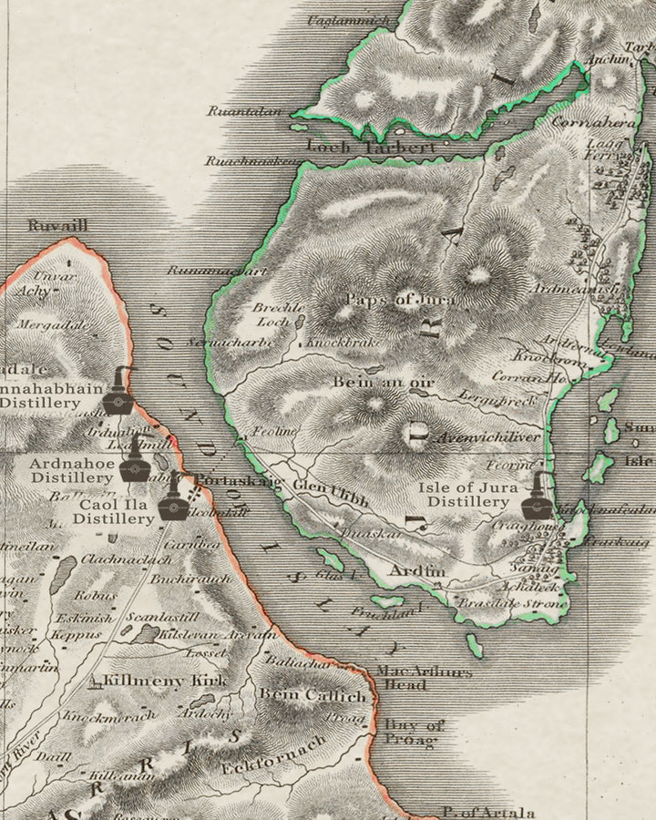 The Ultimate Distillery Map - Based On A 199 Year Old Original