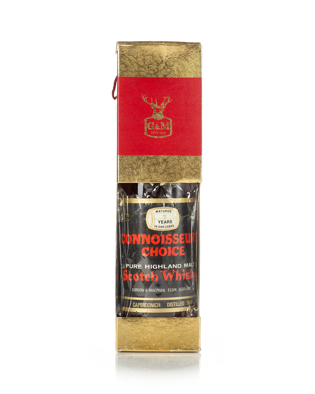 Caperdonich 1968 11 year old Connoisseurs Choice Black Label box