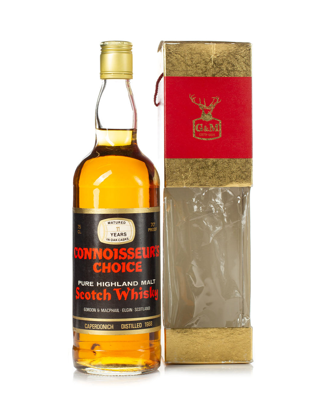 Buy Caperdonich 1968 11 year old Connoisseurs Choice Black Label bottle and box