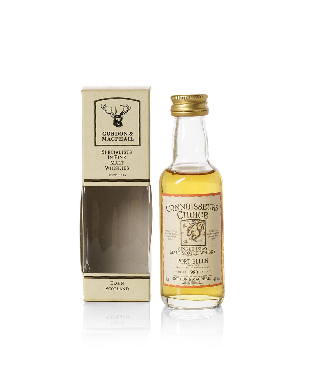 Port Ellen 1980 Connoisseurs Choice Gordon & Macphail Miniature
