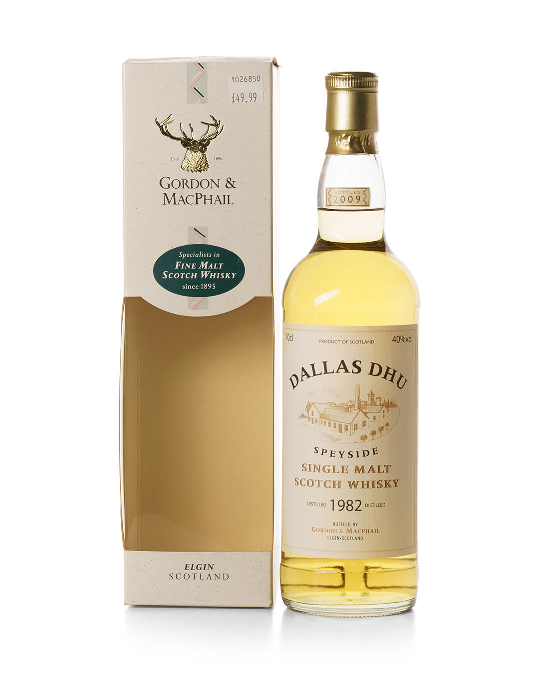 Dallas Dhu 1982 Gordon & MacPhail Bottled 2009 With Original Box
