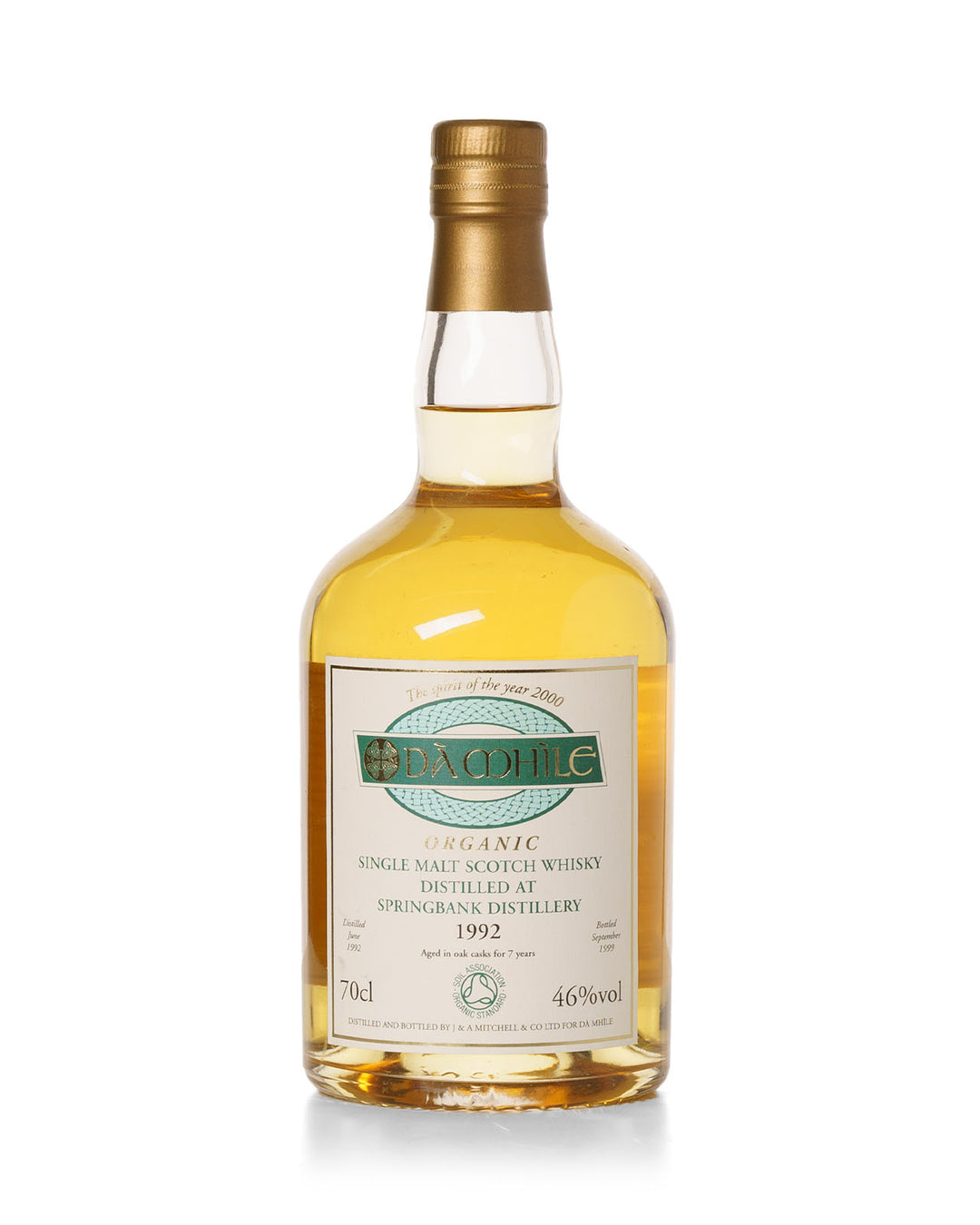 Springbank 1992 7 Year Old Organic Bottled 1999