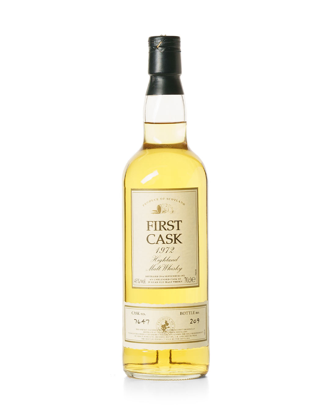 Glencadam 1972 29 Year Old First Cask Bottled 2001
