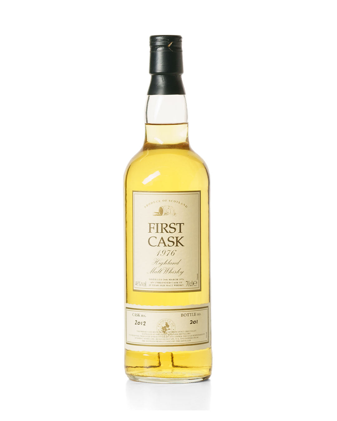 Highland Park 1976 25 Year Old First Cask Bottled 2001