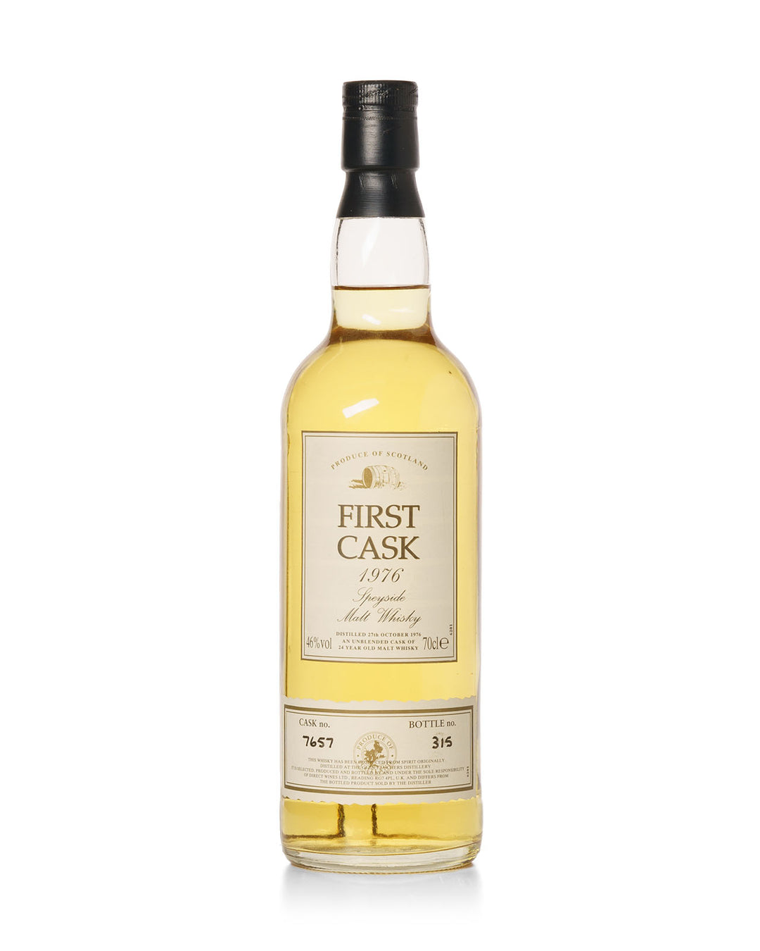 Glentauchers 1976 24 Year Old First Cask Bottled 2000