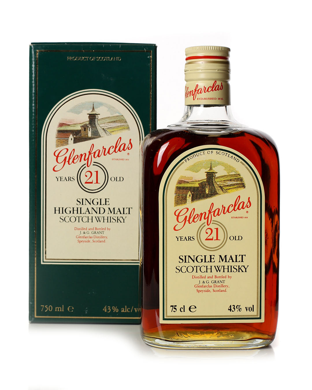 Glenfarclas 21 Year Old 75cl With Original Box