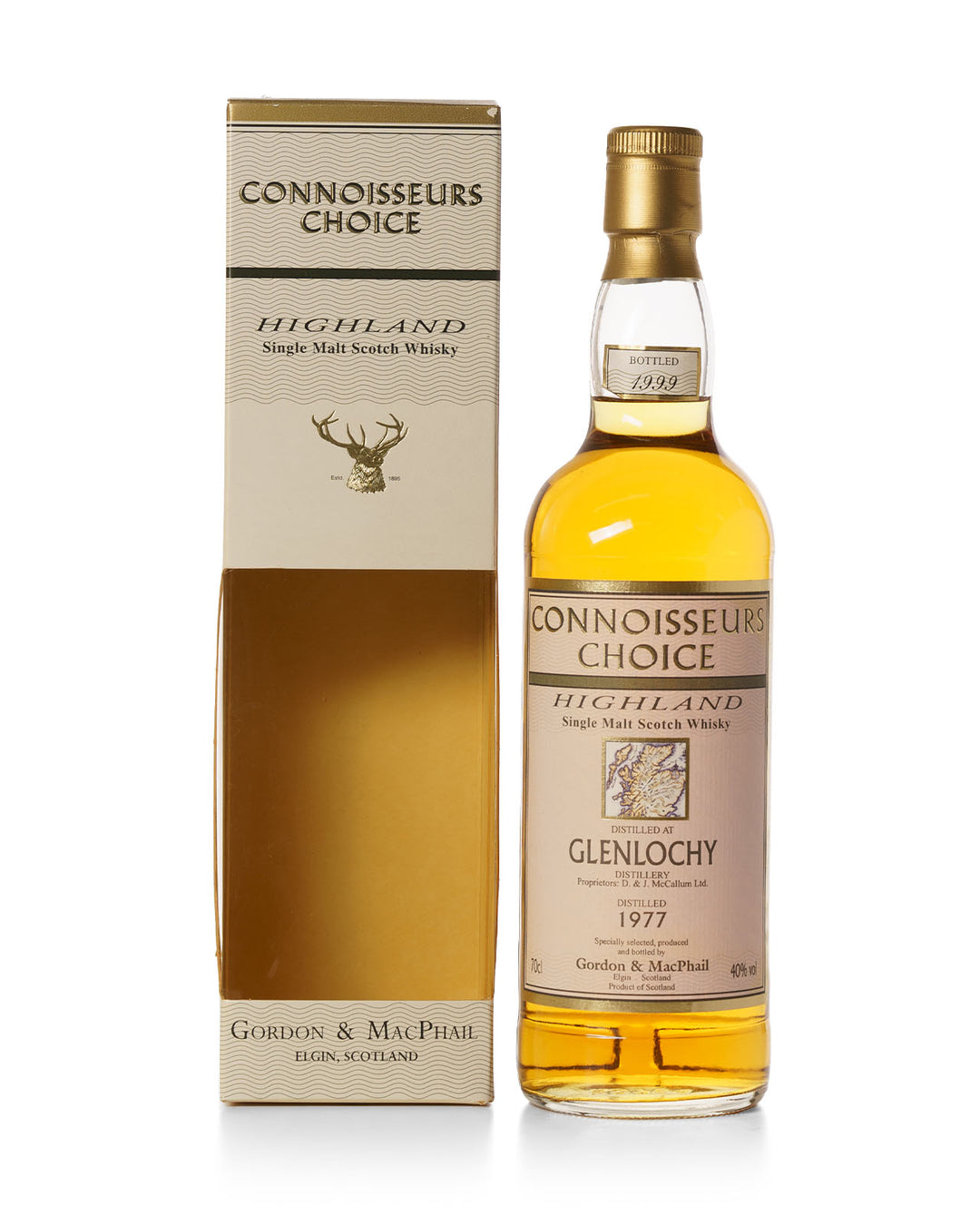 Glenlochy 1977 Connoisseurs Choice Gordon & Macphail Bottled 1999 With Original Box