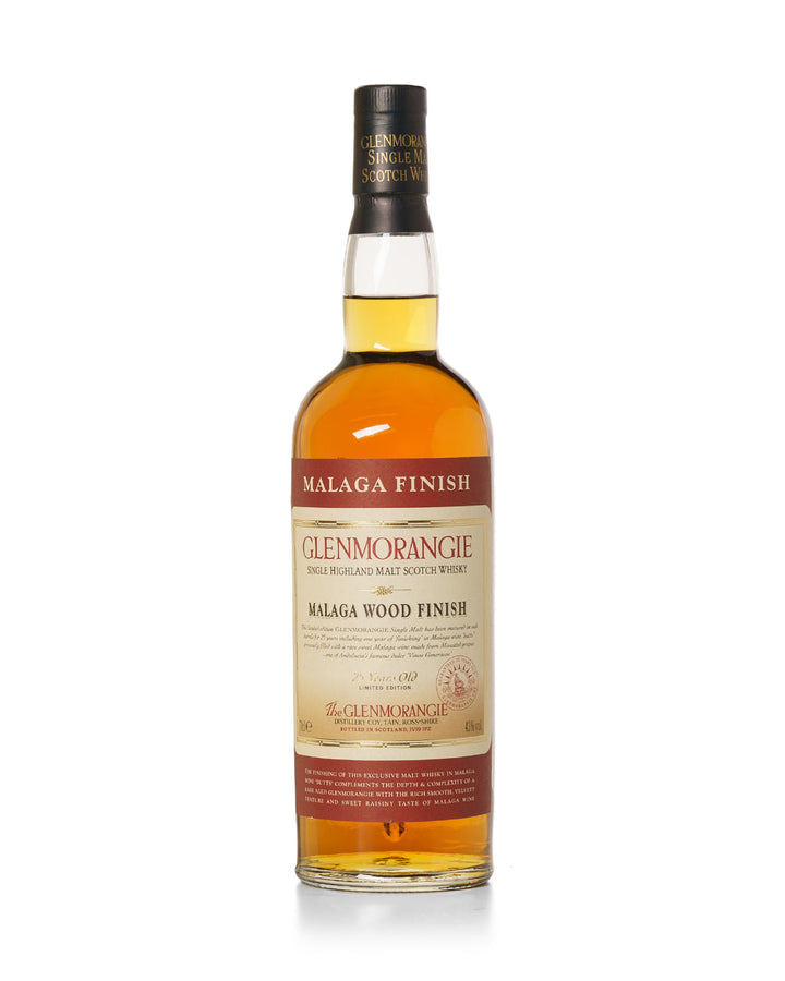 Glenmorangie 25 Year Old Malaga Wood Finish With Original Box