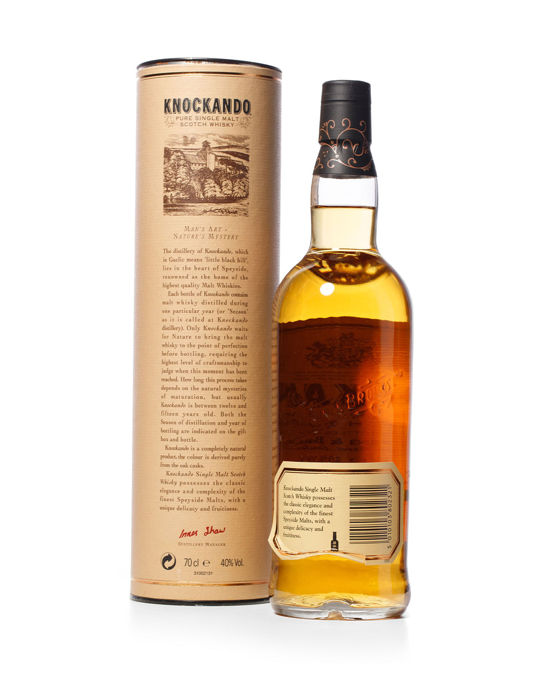 Knockando 1974 年 Justerini & Brooks 瓶装 1987 年