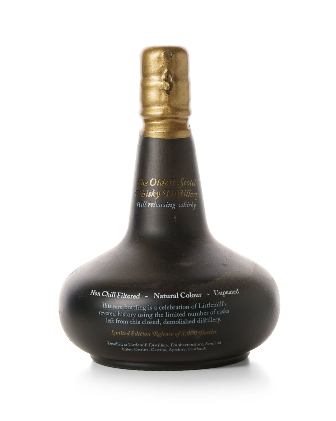 Littlemill First Release 21 Year Old With Original Wooden Box