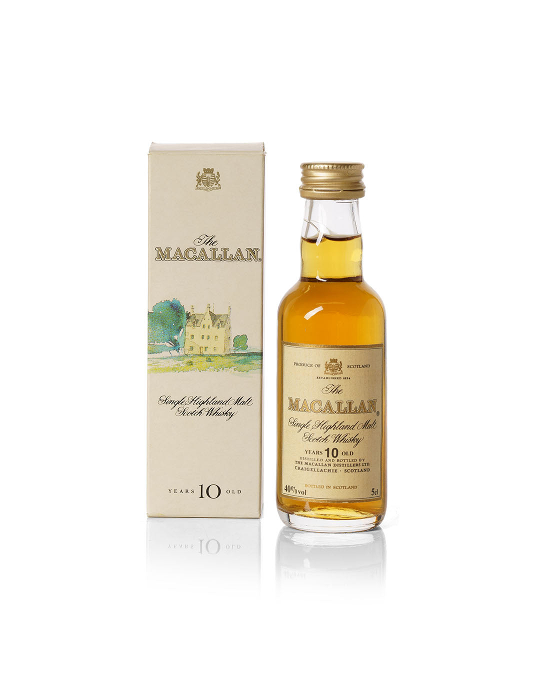 Macallan - 10 Year Old - 1990s Miniature