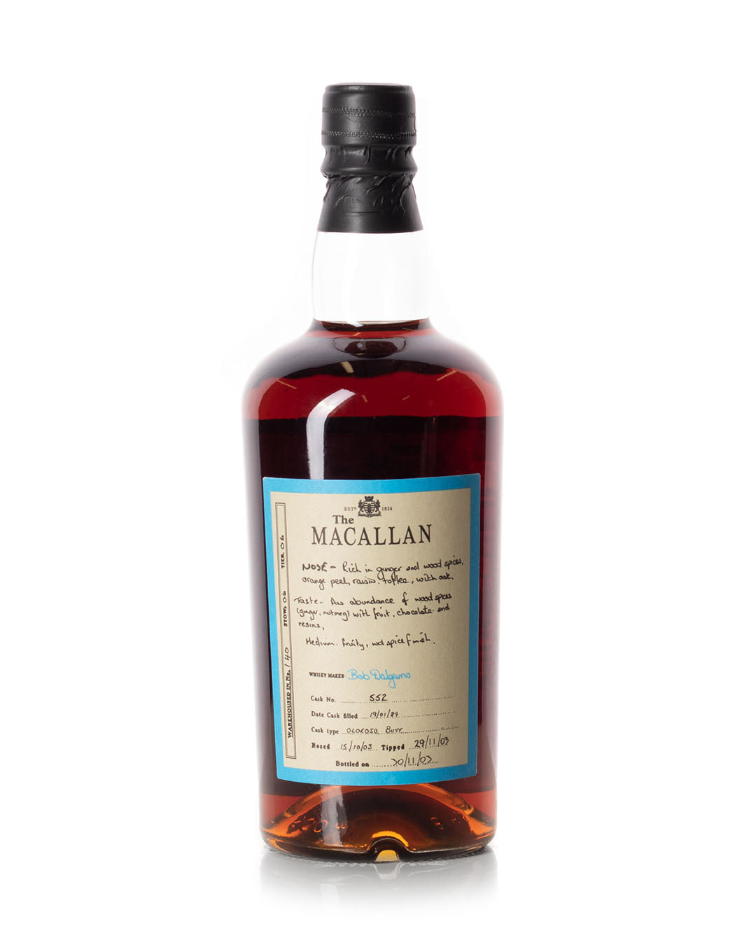 麦卡伦 1989 年卓越的木桶桶强度