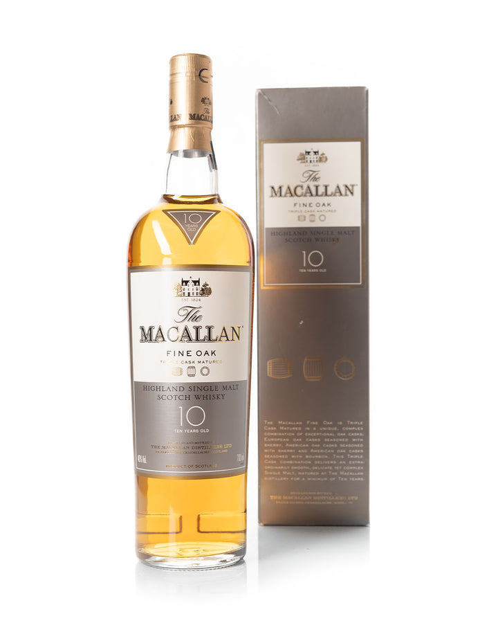 Macallan 10 Year Old Fine Oak Range With Original Box