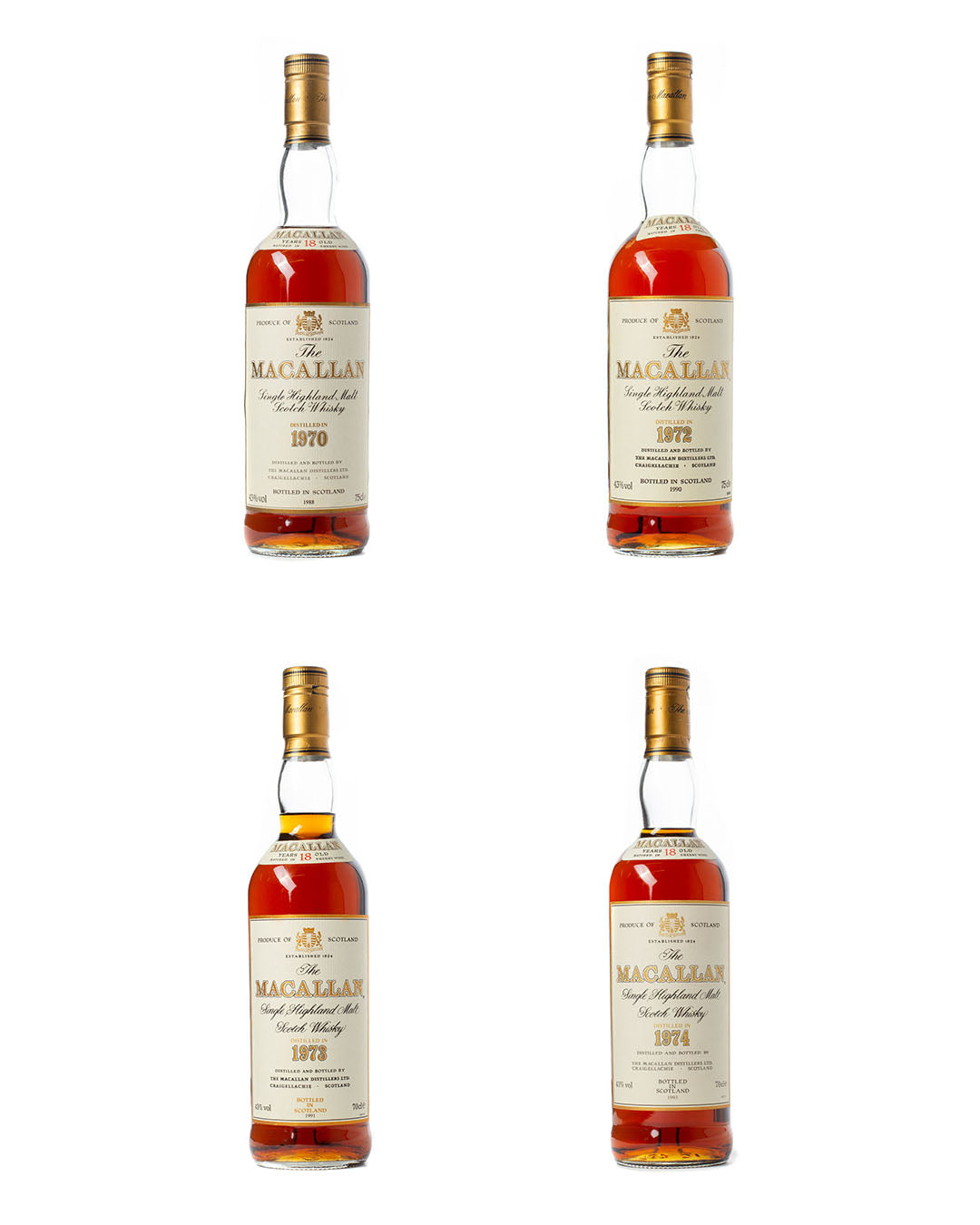 新品未開封　The Macallan 18 Years Old 1972 Macallan 1972 18 Year Old - Lot 107052 - Buy/Sell Macallan