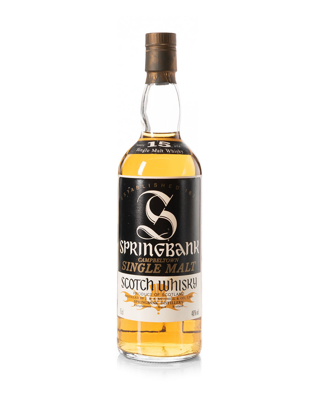 Springbank 15 年坎贝尔城麦芽威士忌 1980 年代