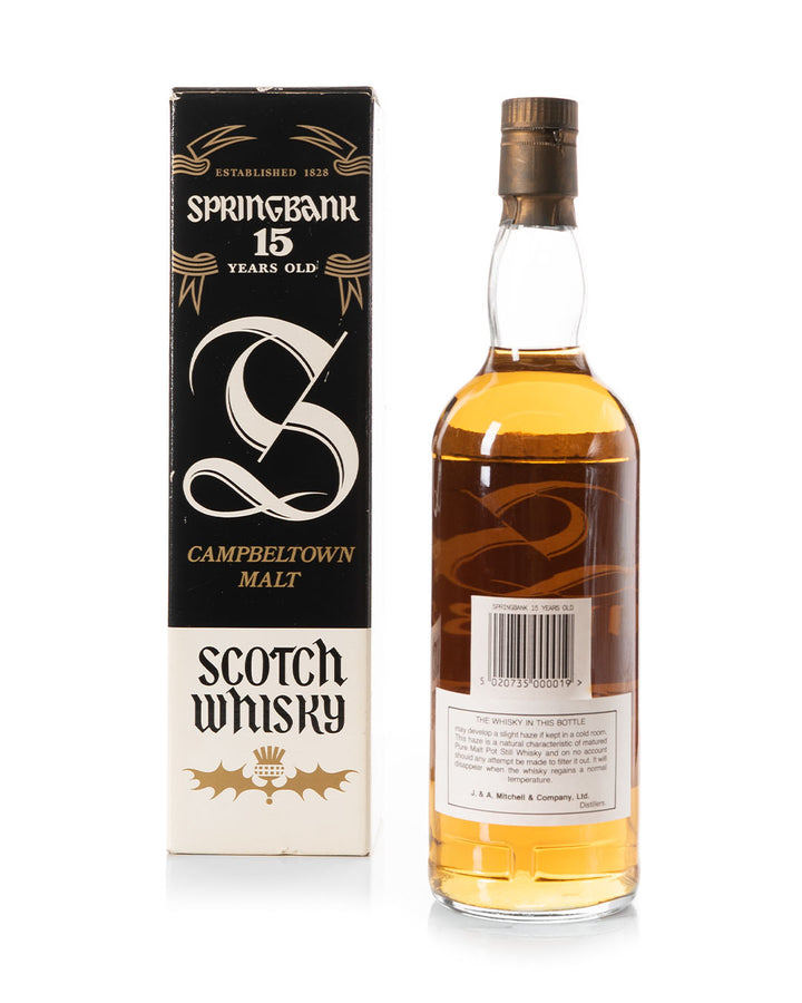 Springbank 15 年坎贝尔城麦芽威士忌 1980 年代