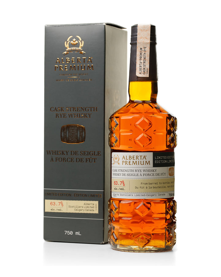 Alberta Premium Cask Strength Rye Whisky Limited Edition With Original Box
