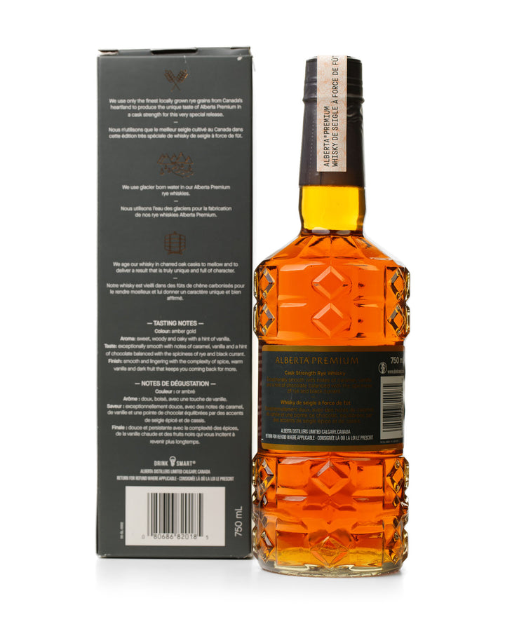 Alberta Premium Cask Strength Rye Whisky Limited Edition With Original Box