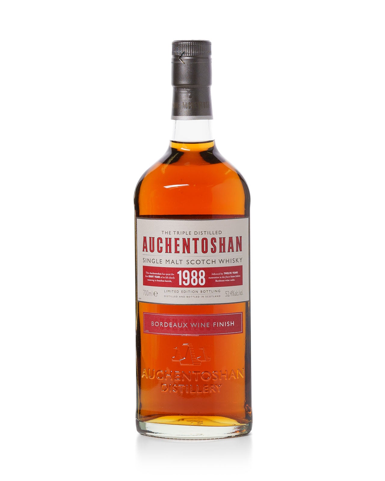 Auchentoshan 1988 20 Year Old Bordeaux Finish With Original Box
