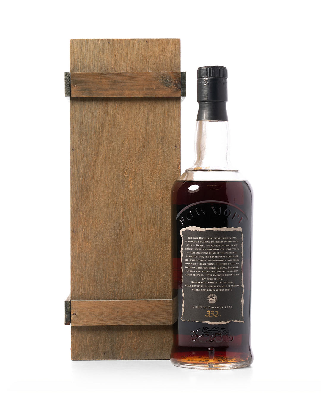 Black Bowmore 31 Year Old 1964 Final Edition 49% 70cl  With Original Box