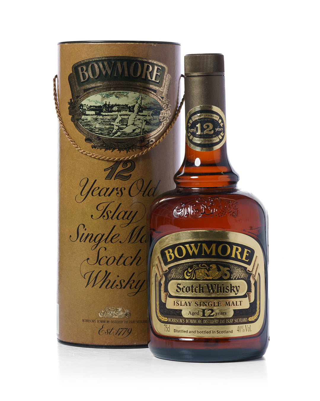 Bowmore 12 Year Old Bottled 1980s 75cl With Original Tube