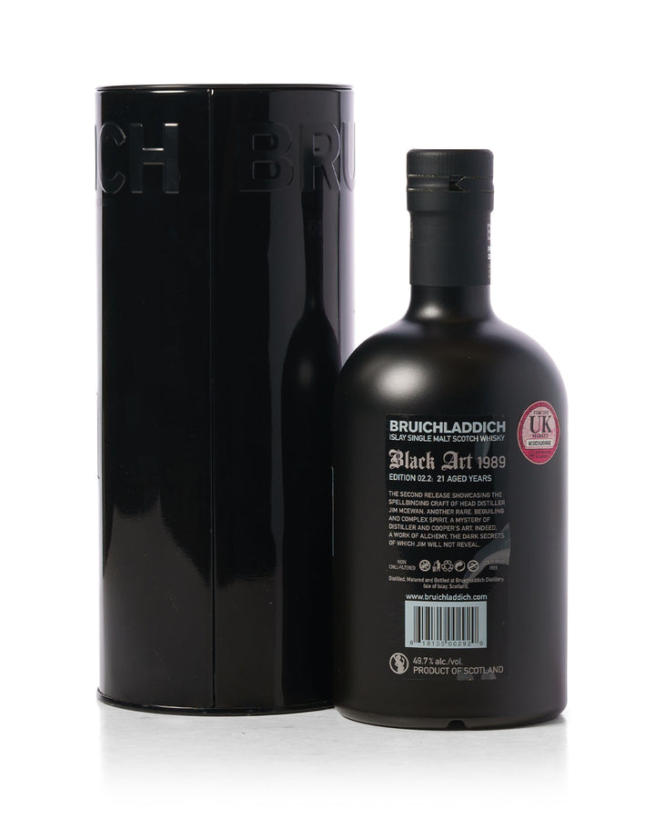 Bruichladdich 1989 21 Year Old Black Art 02.2 Bottled 2010 With Original Tin