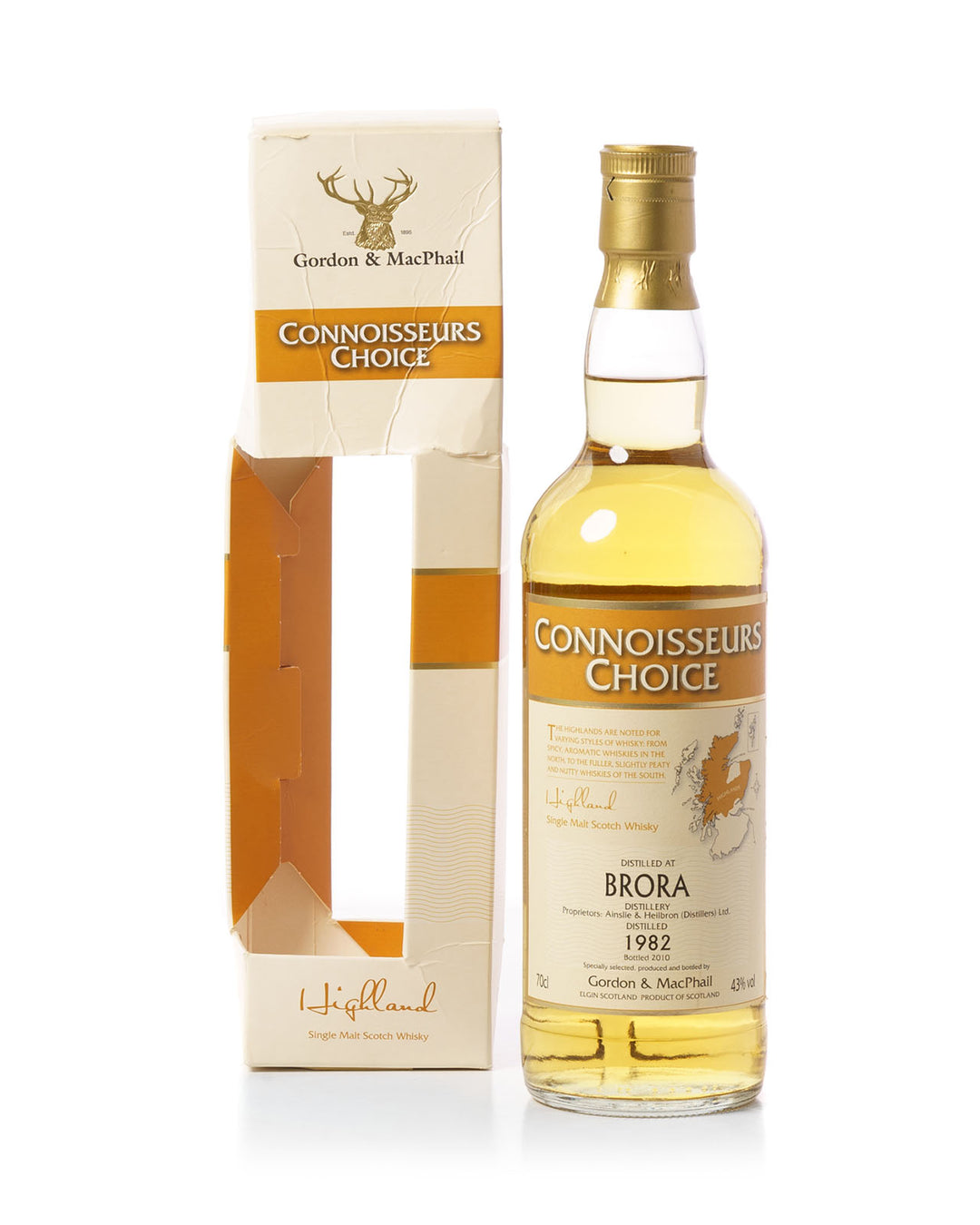 Brora 1982 28 Year Old Connoisseurs Choice Gordon & Macphail Bottled 2010 With Original Box