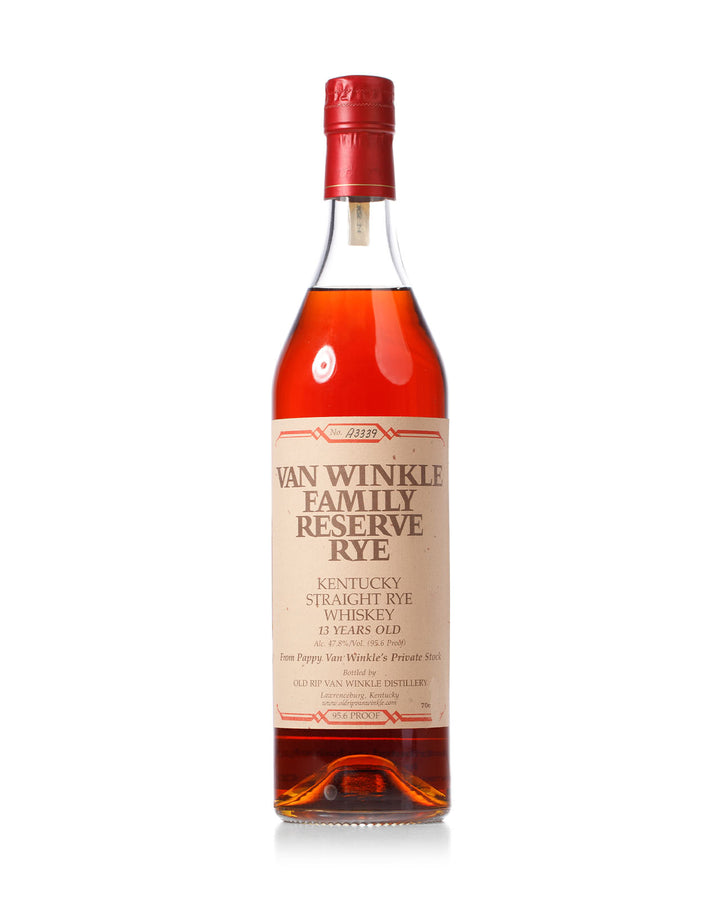 Van Winkle 13 Year Old Family Reserve No. A3339