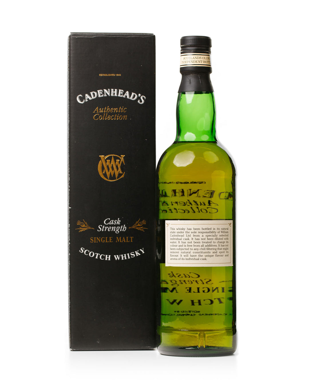 Convalmore-Glenlivet 1977 20 Year Old Cadenheads Authentic Collection With Original Box