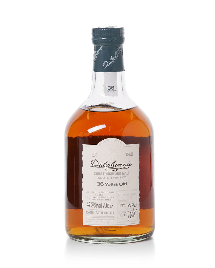 Dalwhinnie 1966 36 Year Old Cask Strength Bottle #1090 With Original Tube