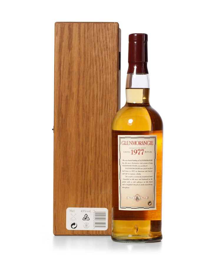 Glenmorangie 1977 21 Year Old With Original Wooden Box